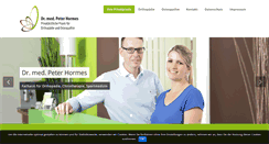 Desktop Screenshot of dr-hormes.de
